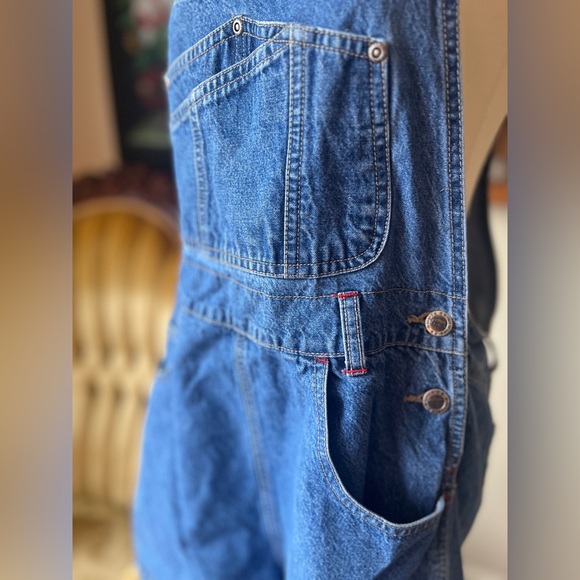 ☾ Vintage cotton shorts overalls (Route 66) - Picture 5 of 10